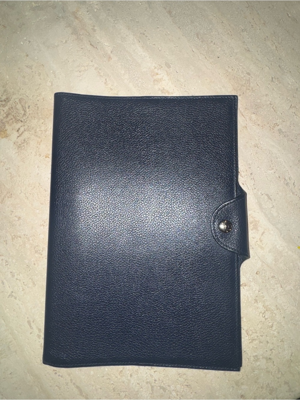 Hermès Ulysse Universel A5 Notebook Cover navy blue Togo Leather | Hermes Box